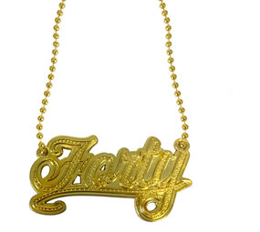 Folat Gold Necklace 40 years "Forty" | Per Piece Folat Gold Necklace 40 years "Forty" | Per Piece