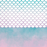 Procos Party Elegant Mermaid Servetten 33x33cm | 20 stuks