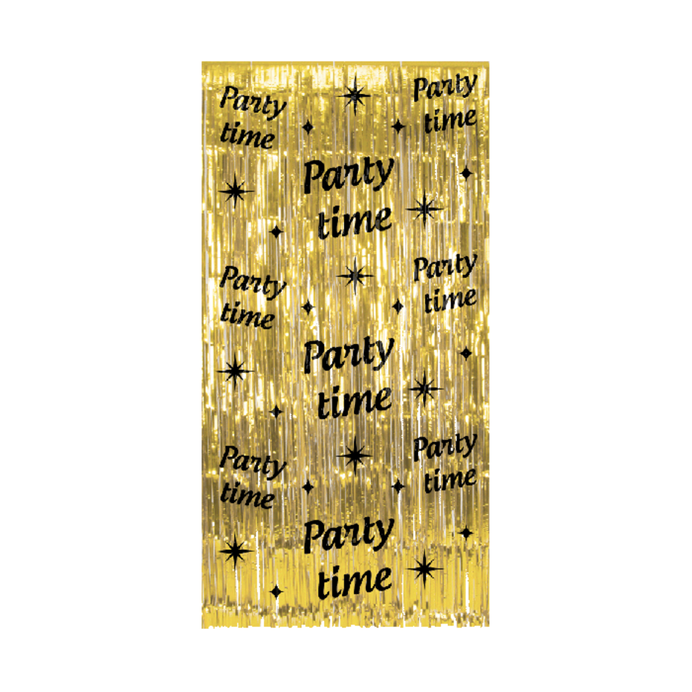 Paper Dreams Rideau de porte Party Time Or-Noir Classy 100x200cm | par unité