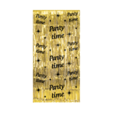 Paper Dreams Deurgordijn Party Time Goud-Zwart Classy 100x200cm | per stuk Paper Dreams Deurgordijn Party Time Goud-Zwart Classy 100x200cm | per stuk