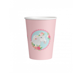 Paper Dreams Sweet Horses Bekers | 8 stuks