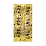 Paper Dreams Deurgordijn Happy New Year Goud-Zwart Classy 100x200cm | per stuk Paper Dreams Deurgordijn Happy New Year Goud-Zwart Classy 100x200cm | per stuk