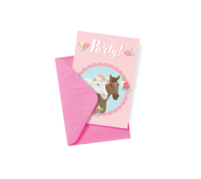 Paper Dreams Sweet Horses Uitnodigingen | 6 stuks