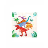 Paper Dreams Serviettes de table Dino World | 16 pièces