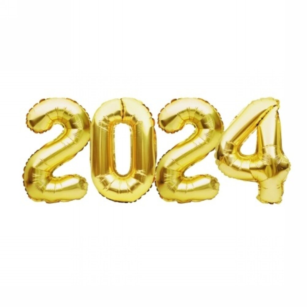 Tuf-Tuf Feuille de ballons 2024 Gold | 86cm