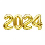 Tuf-Tuf Foil Balloons 2024 Gold | 86cm Tuf-Tuf Foil Balloons 2024 Gold | 86cm
