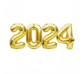 Tuf-Tuf Foil Balloons 2024 Gold | 86cm Tuf-Tuf Foil Balloons 2024 Gold | 86cm
