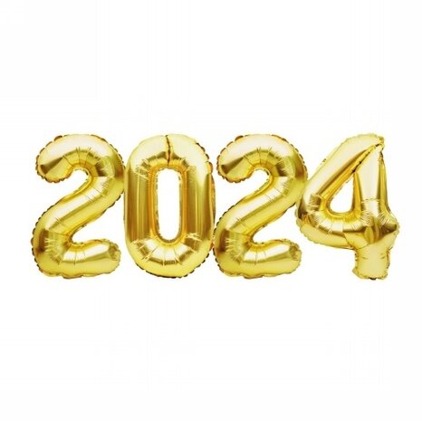 Tuf-Tuf Folienballons 2024 Gold | 86 cm