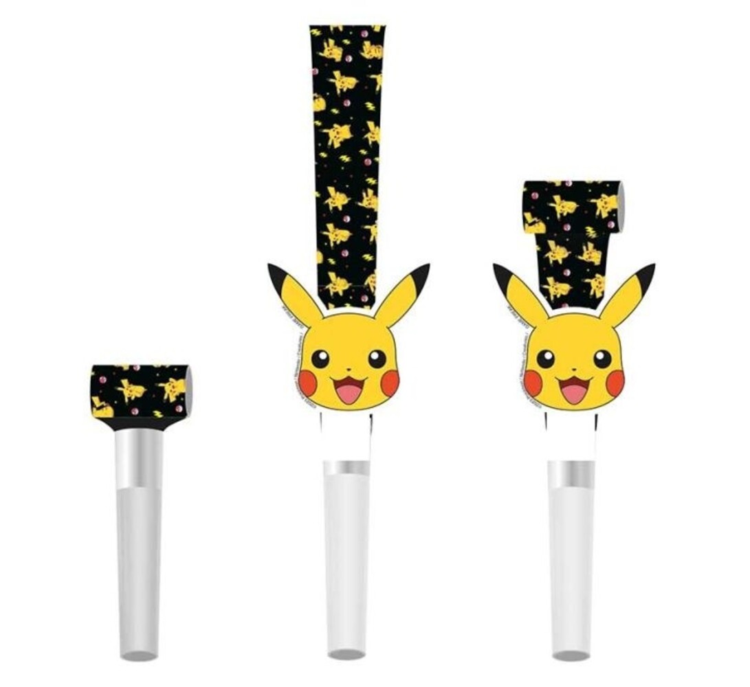 Amscan Pokemon Pikachu Roltongen 30cm | 8 stuks Amscan Pokemon Pikachu Roltongen 30cm | 8 stuks