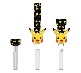 Amscan Pokémon Pikachu Langues roulantes 30cm | 8 pièces Amscan Pokémon Pikachu Langues roulantes 30cm | 8 pièces
