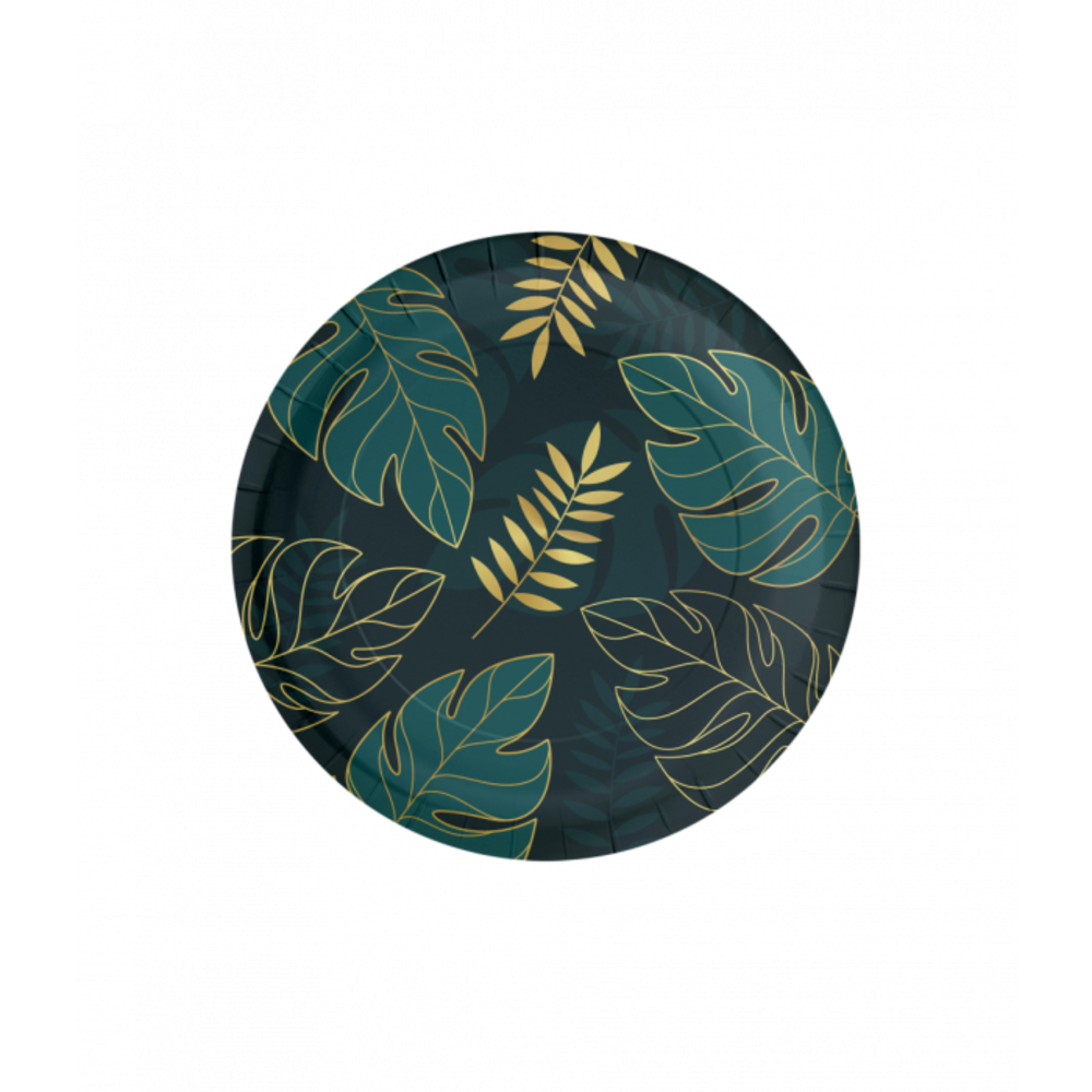Paper Dreams Leaves Plates 23cm | 8 pieces Paper Dreams Leaves Plates 23cm | 8 pieces