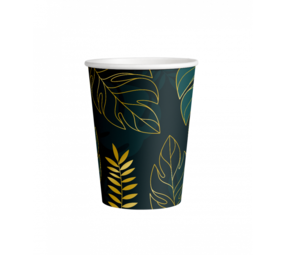Paper Dreams Bekers Bladeren 250ml | 8 stuks Paper Dreams Bekers Bladeren 250ml | 8 stuks