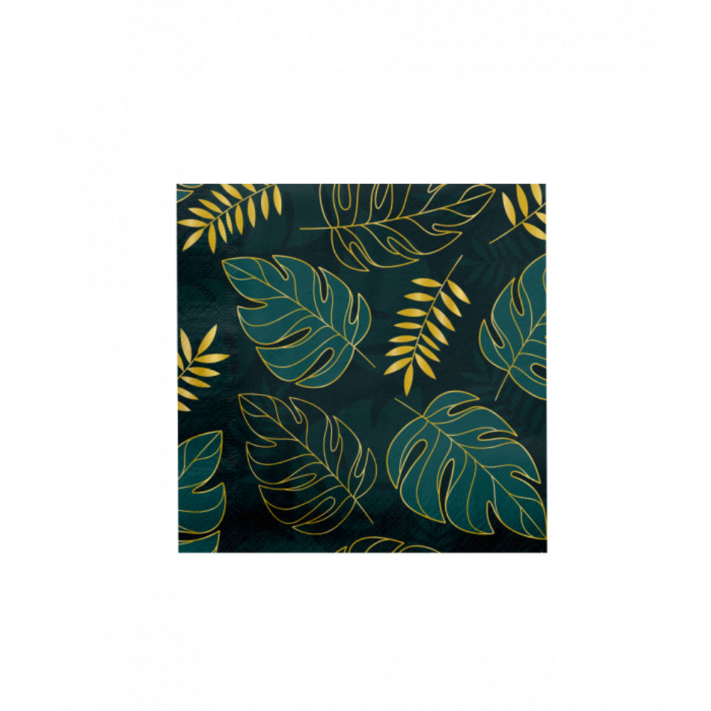 Paper Dreams Napkins Leaves 33x33cm | 16 pieces Paper Dreams Napkins Leaves 33x33cm | 16 pieces