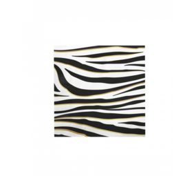 Paper Dreams Serviettes à imprimé zèbre 33x33cm | 16 pièces Paper Dreams Serviettes à imprimé zèbre 33x33cm | 16 pièces