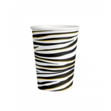 Paper Dreams Zebra Print Cups 250ml | 8 pieces Paper Dreams Zebra Print Cups 250ml | 8 pieces
