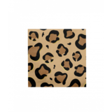 Paper Dreams Luipaard Print Servetten 33x33cm | 16 stuks Paper Dreams Luipaard Print Servetten 33x33cm | 16 stuks