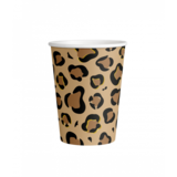 Paper Dreams Gobelets à imprimé léopard 250ml | 8 pièces