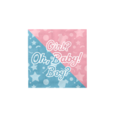 Paper Dreams Gender Reveal Party Napkins 33x33cm | 16 pieces