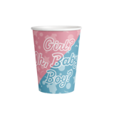 Paper Dreams Gobelet de fête "Gender Reveal" 250ml | 8 pièces