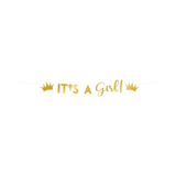 Paper Dreams It's A Girl Gouden Letterslinger | 2,5 meter Paper Dreams It's A Girl Gouden Letterslinger | 2,5 meter