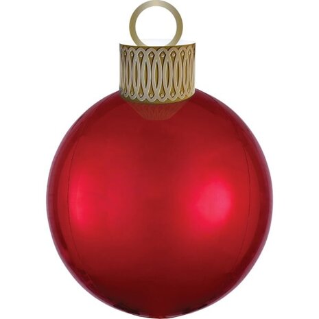 Anagram Kerstbal Folieballon Rood | 50cm Anagram Kerstbal Folieballon Rood | 50cm