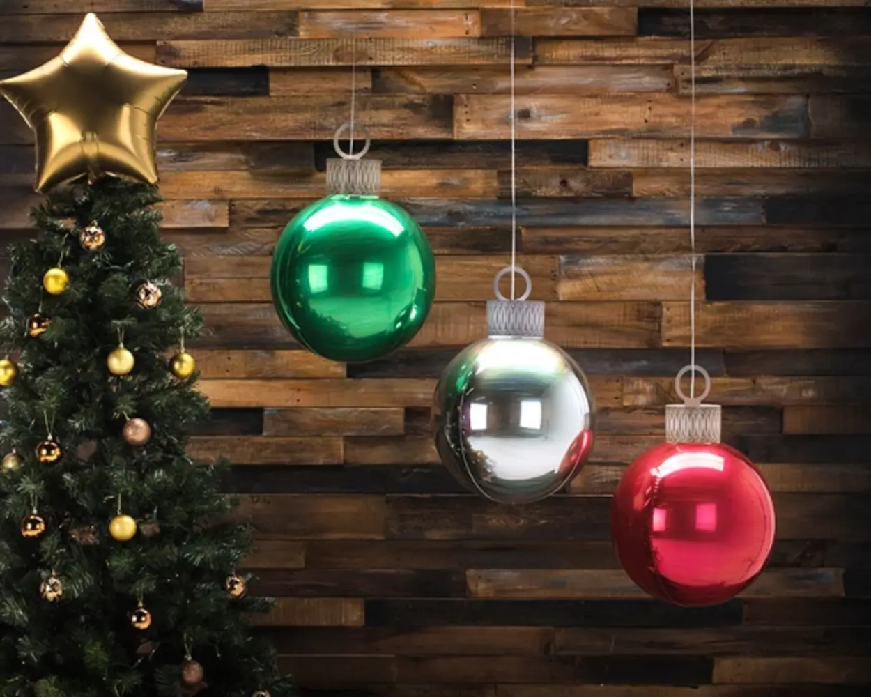 Anagram Kerstbal Folieballon Rood | 50cm Anagram Kerstbal Folieballon Rood | 50cm