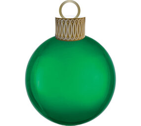 Anagram Kerstbal Folieballon Groen | 50cm Anagram Kerstbal Folieballon Groen | 50cm