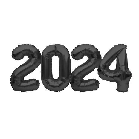 Tuf-Tuf Folienballons 2024 schwarz | 86cm Tuf-Tuf Folienballons 2024 schwarz | 86cm