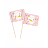 Paper Dreams It's A Girl Party Prikkers | 50 stuks Paper Dreams It's A Girl Party Prikkers | 50 stuks