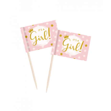 Paper Dreams It's A Girl Party Prickers | 50 pieces Paper Dreams It's A Girl Party Prickers | 50 pieces