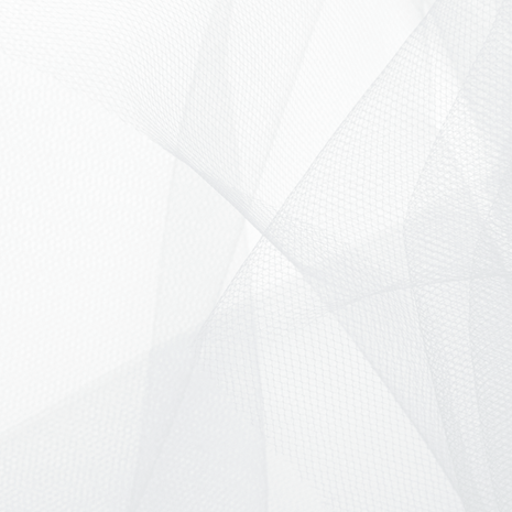 Tuf-Tuf Witte Tule 30cm x 9m | per rol