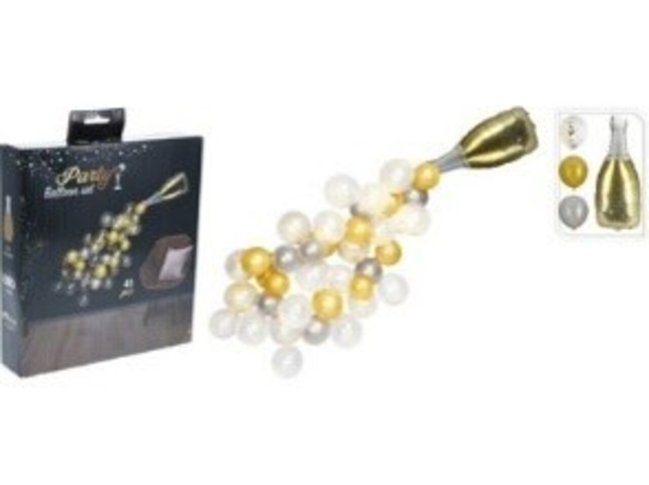 Tuf-Tuf Champagne Bubbles Balloon set | 41-piece Tuf-Tuf Champagne Bubbles Balloon set | 41-piece
