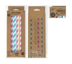 Tuf-Tuf Pailles en papier XL | 50 pièces Tuf-Tuf Pailles en papier XL | 50 pièces