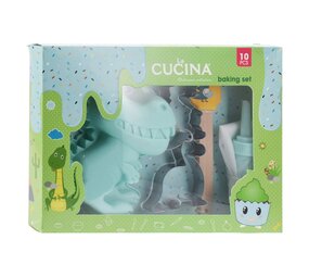 Tuf-Tuf Dinosaur Baking Set | 10-piece Tuf-Tuf Dinosaur Baking Set | 10-piece