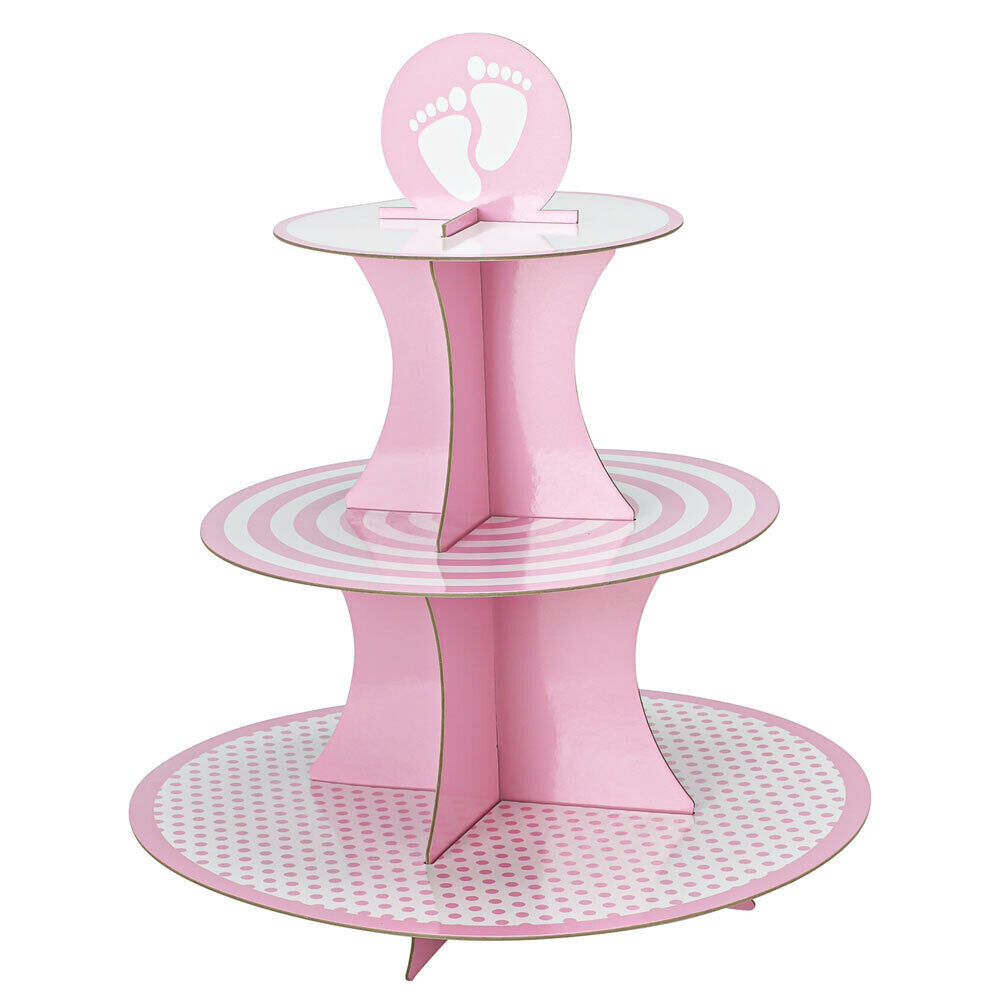 Tuf-Tuf Roze Cupcake Standaard Babyshower | per stuk