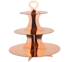 Tuf-Tuf Rosé Goud Cupcake Standaard | per stuk Tuf-Tuf Rosé Goud Cupcake Standaard | per stuk