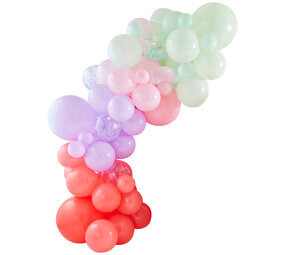 Ginger Ray Ballonbogen-Set Pastellfarben | 75 Luftballons Ginger Ray Ballonbogen-Set Pastellfarben | 75 Luftballons