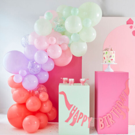 Ginger Ray Ballonbogen-Set Pastellfarben | 75 Luftballons