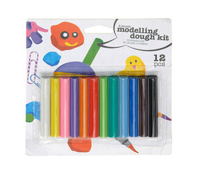 Boetseer Klei Set | 12 gekleurde staven Boetseer Klei Set | 12 gekleurde staven