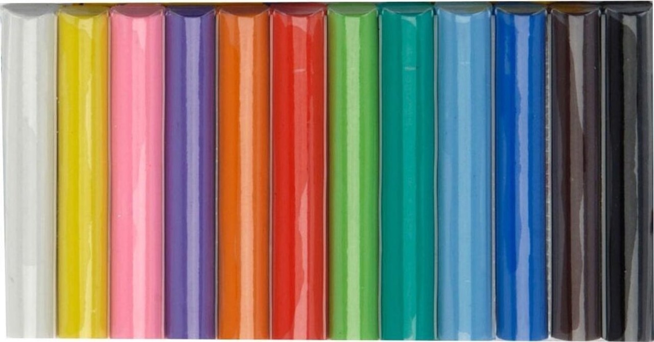 Boetseer Klei Set | 12 gekleurde staven Boetseer Klei Set | 12 gekleurde staven