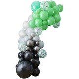 Ginger Ray Ballonbogen-Set Grün/Grau/Schwarz | 70 Luftballons Ginger Ray Ballonbogen-Set Grün/Grau/Schwarz | 70 Luftballons