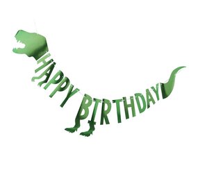 Ginger Ray Dinosaur Roars Happy Birthday Letter Garland 2mtr | per Unit Ginger Ray Dinosaur Roars Happy Birthday Letter Garland 2mtr | per Unit