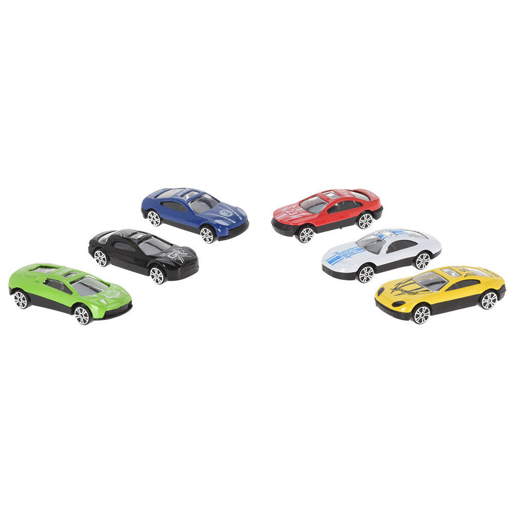 Play Car Set consisting of 6 cars