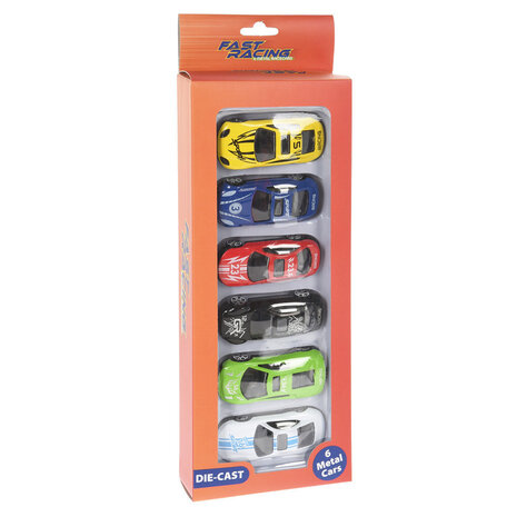 Play Car Set bestehend aus 6 Autos