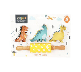 Bakset Dinosaurus | 4-delig