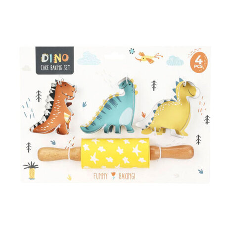 Set de cuisson Dinosaure | 4 pièces Set de cuisson Dinosaure | 4 pièces