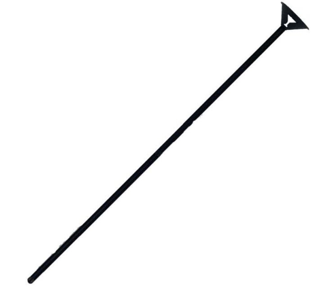 Crosswear Zwarte Ballon Stokjes | per 100 stuks