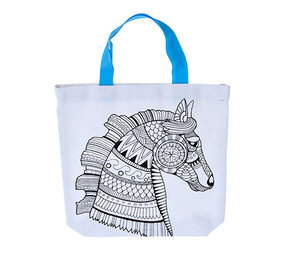 Tuf-Tuf Kleur je eigen Tas "Paard" | per stuk Tuf-Tuf Kleur je eigen Tas "Paard" | per stuk