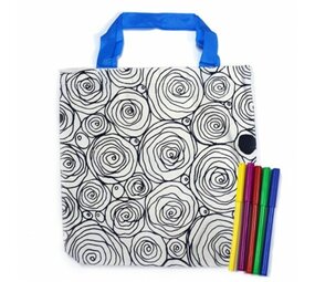 Tuf-Tuf Kleur je eigen Tas "Rozen" | per stuk Tuf-Tuf Kleur je eigen Tas "Rozen" | per stuk