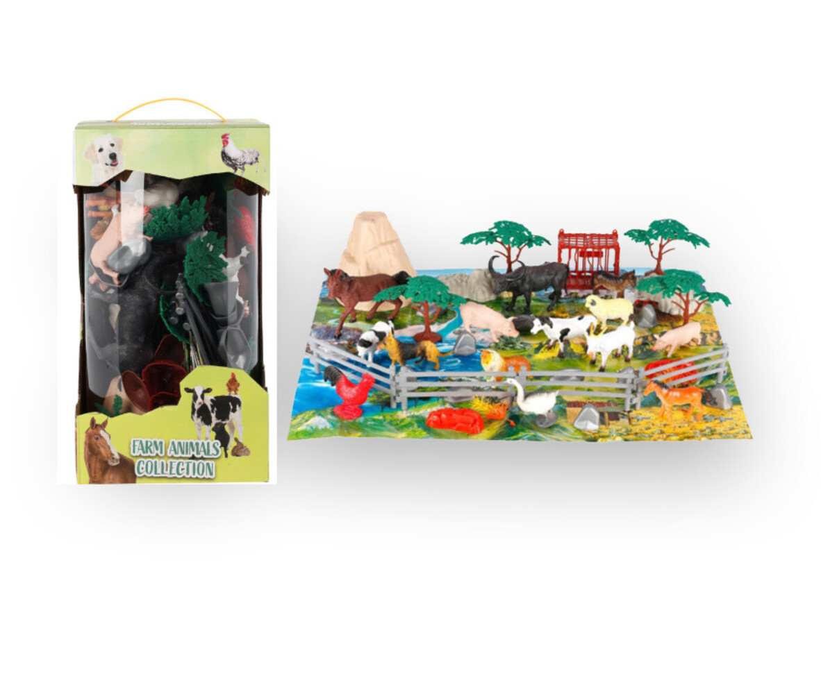 Tuf-Tuf Jeu de jouets animaux de la ferme | 40 pièces